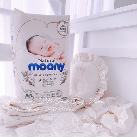 Bỉm Moony Natural (hàng xách tay)