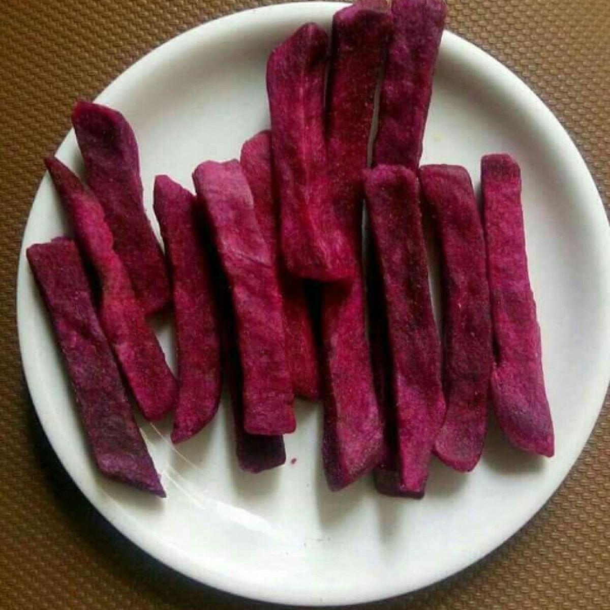 500g khoai lang tím sấy giòn hàng nguyên