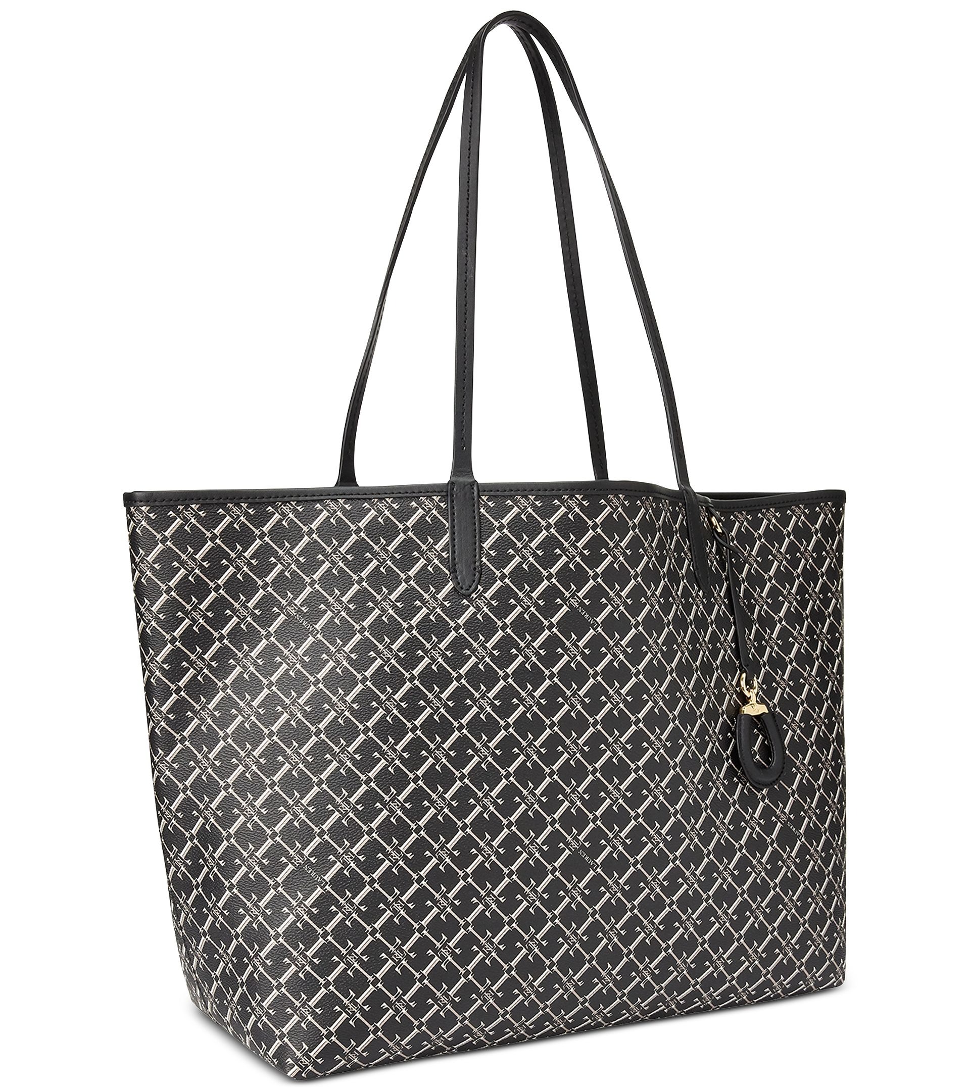 Túi Xách Nữ Ralph Lauren Medium Collins Tote Black