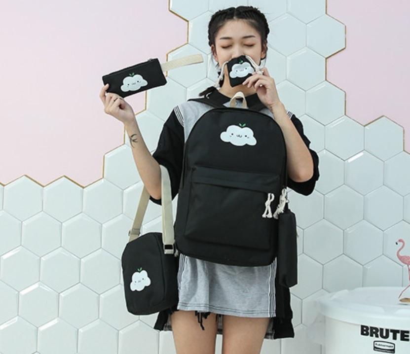 BỘ 5 MÓN BALO TÚI XÁCH CLOUDY THỜI TRANG