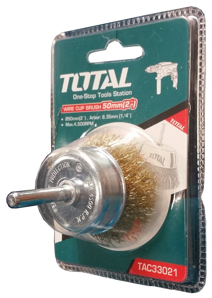 Chén cước (chổi cước) có cán 50mm Total TAC33021