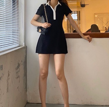ĐẦM ĐEN XOÈ CỔ TRẮNG