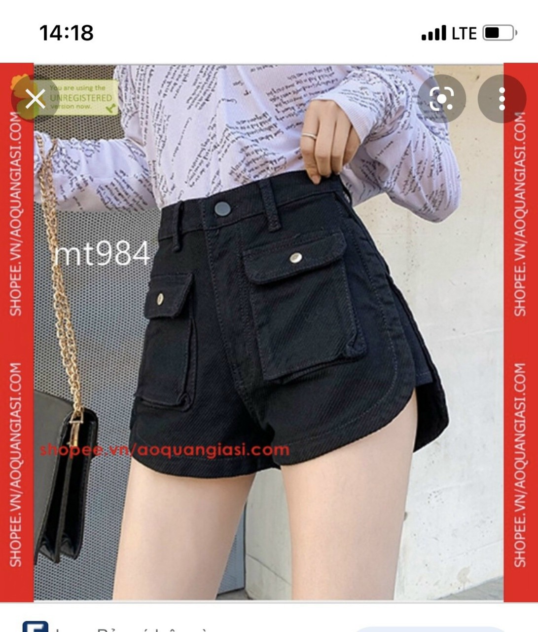 quần đùi kaki nữ mẫu mới