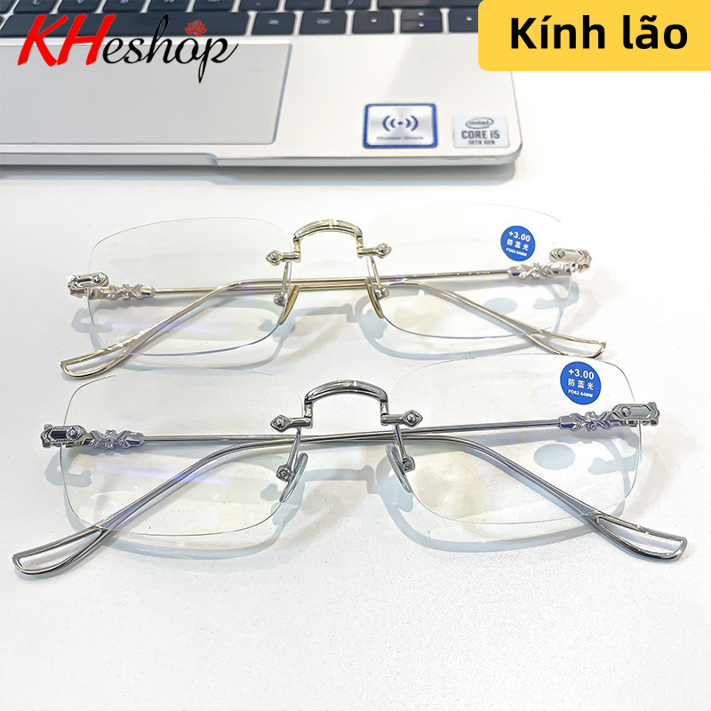 Kính Viễn Thị Kính lão - đọc báo cho người Trung Niên Kính làng không gọng có độ phân giải cao sắc nét rõ chữ kiểu dáng thanh lịch đẹp mã Y2103 - kheshop