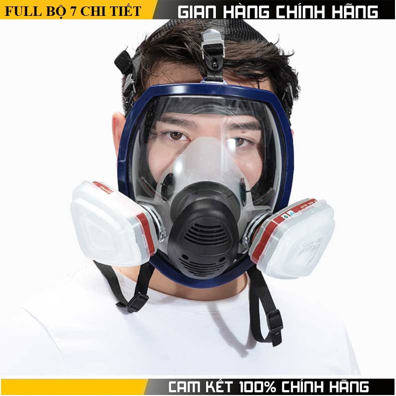 Mặt nạ phòng độc 3M 6800 phun hóa chất thuốc trừ sâu