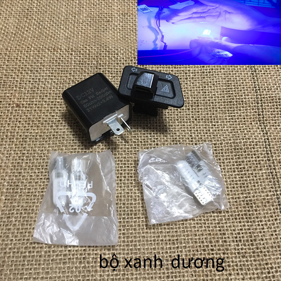 TRỌN Bộ Công Tắc vuông xéo tích hợp hazard gắn như zin cho xe máy Honda-nhiều màu