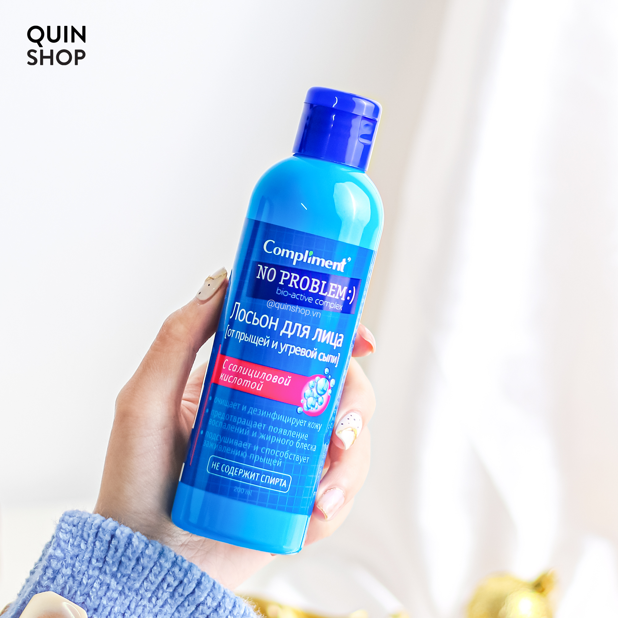 Nước Cân Bằng Giảm Mụn, Kiềm Dầu Compliment No Problem Toner