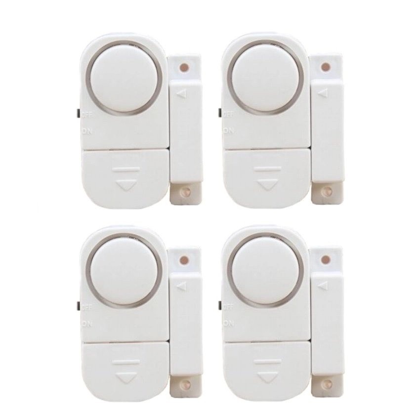 Combo 4 chuông gắn cửa báo động ( chuông kêu khi có người mở cửa )