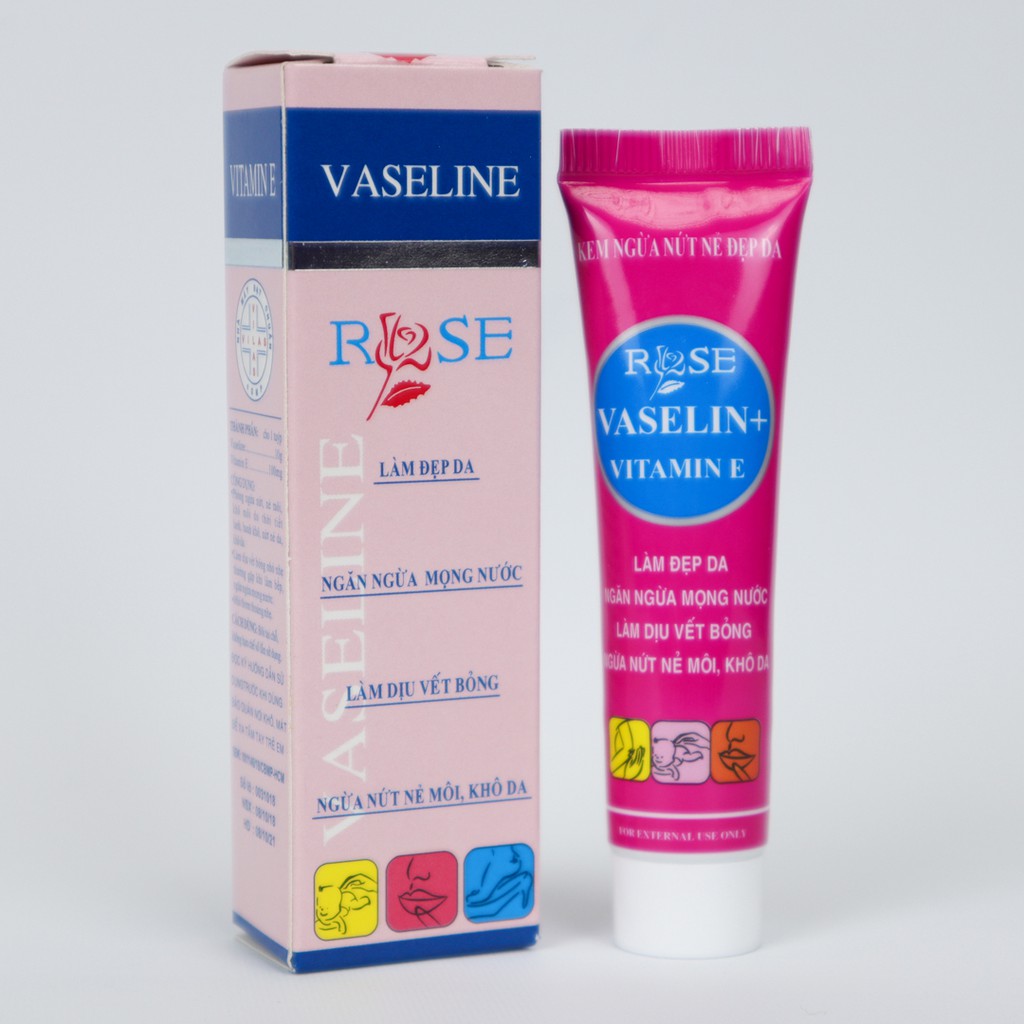 Kem Nẻ Vaseline Rose 10g