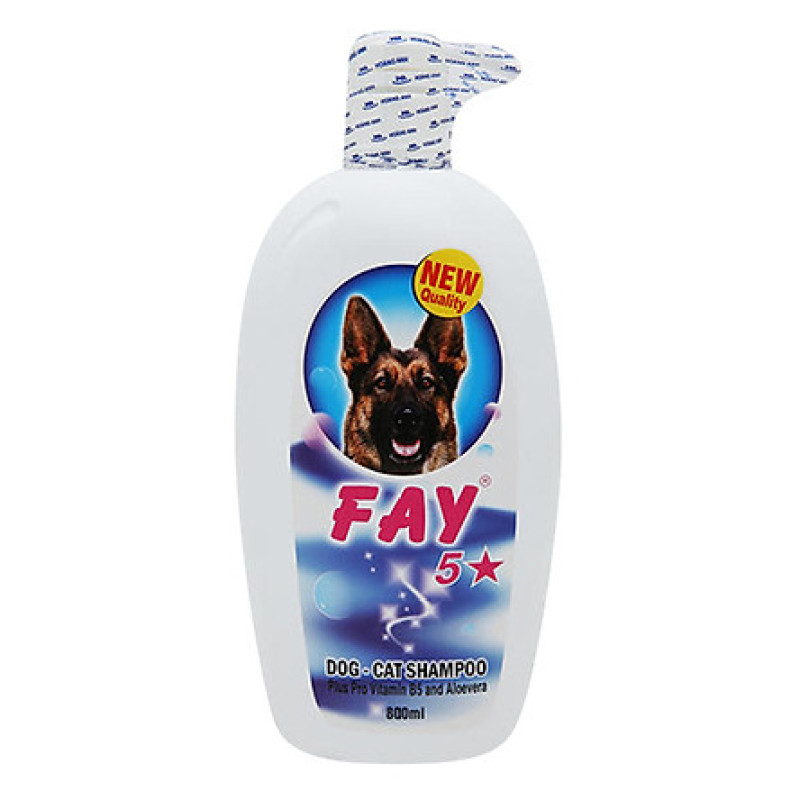 HCM-Dầu Tắm Chó mèo Fay 5* sao 800ml ( 104) sữa tắm thú cưng