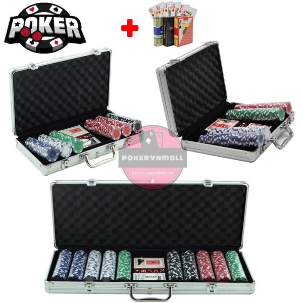 Bộ Thẻ Bài Chơi Poker Chip Không Số ( Phỉnh Poker ) Hàng Cao Cấp Nhập Khẩu