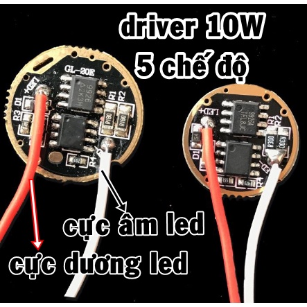 Driver cho led xml u2, t6 10w