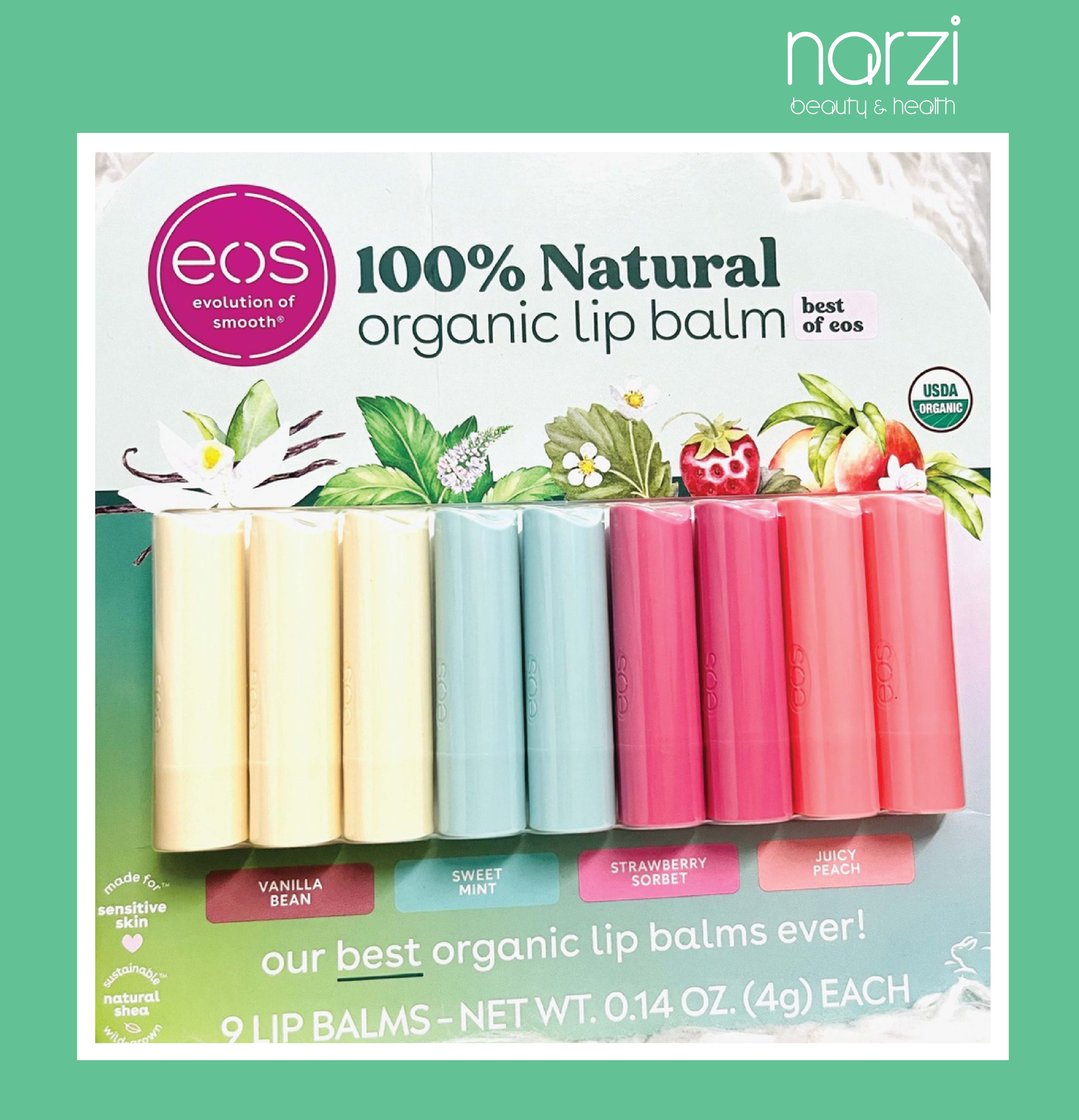 SON DƯỠNG EOS ORGANIC DẠNG THỎI BẢN 2022