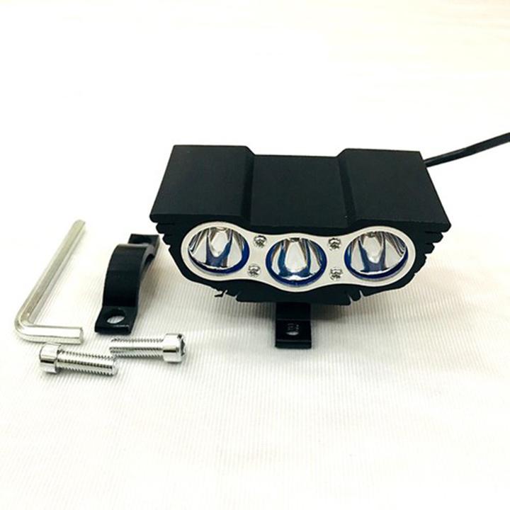 (KHUYẾN MẠI GIẢM GIÁ) Đèn mắt cú X3 siêu sáng, Đèn Led trợ sáng xe máy mắt cú 3 bóng dành cho mọi loại xe,hoàn hảo cho mô tô xe máy