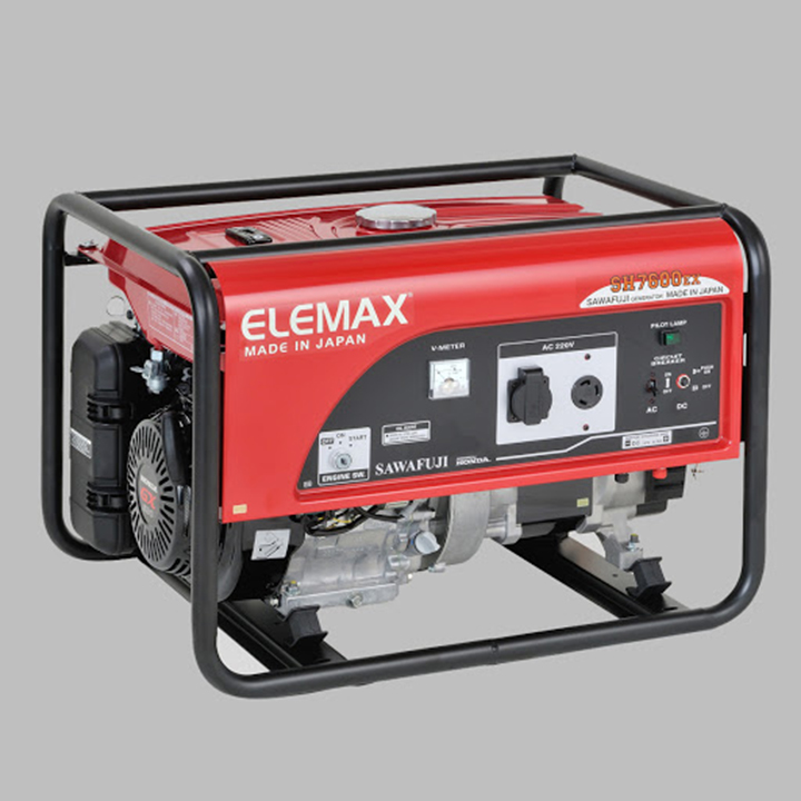 Máy Phát Điện Chạy Xăng 6.5KVA Elemax SH7600EXS Có Đề