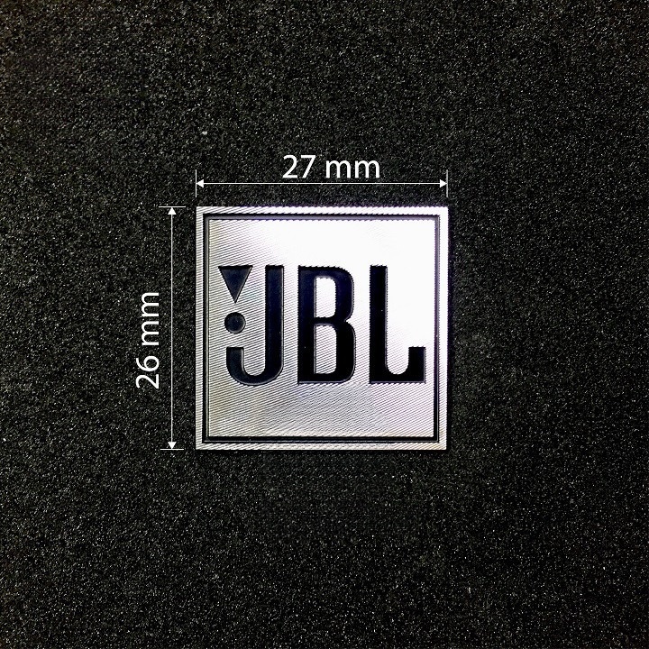 Tem Loa JBL Nhôm Cứng Dán Thùng Loa ( 1 Đôi )