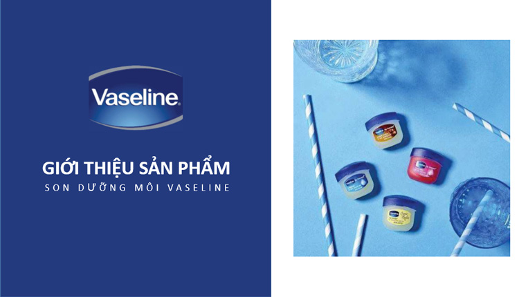 Dưỡng môi hồng và mềm Vaseline Lip Therapy 7g dưỡng ẩm cho môi và làm hồng môi