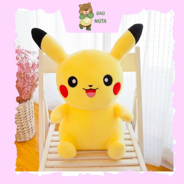 Gấu Bông Pikachu Dễ Thương Mẫu Hot Hit, Đủ kích thước, Thú nhồi bồng cao cấp