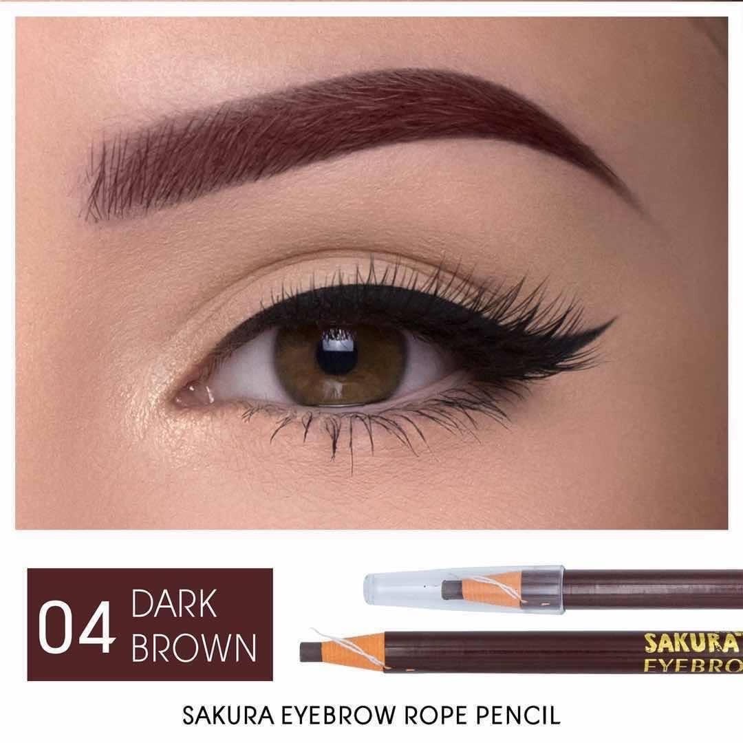 Chì kẻ mày xé Thái Lan Sakura Eyebrow Rope Pencil -  Cavali -  Chì kẻ mày chống thấm nước lâu trôi