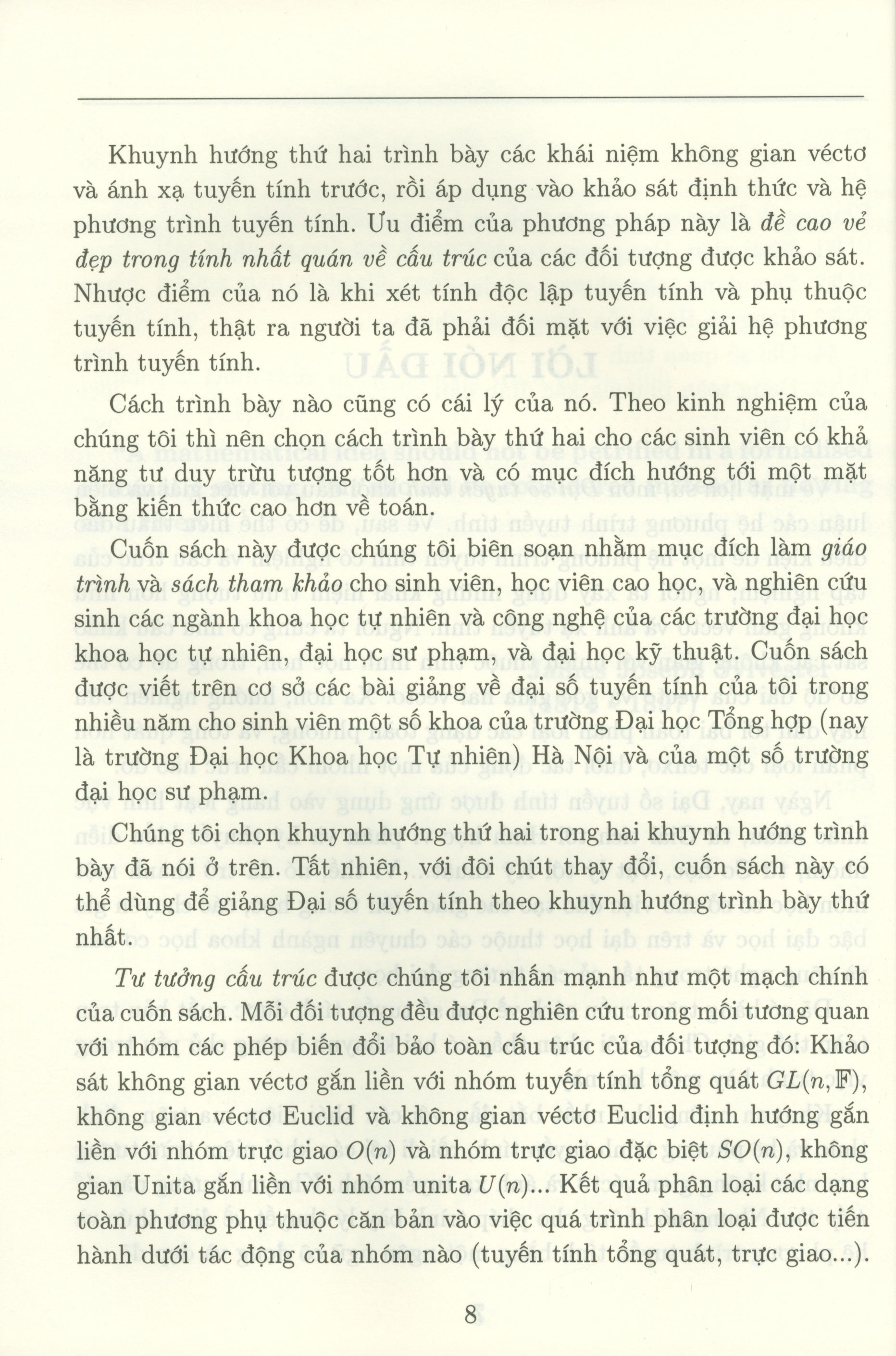 Đại Số Tuyến Tính