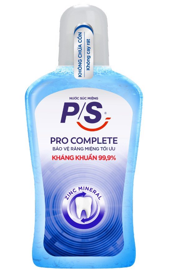 Nước Súc Miệng P/S Kháng Khuẩn Pro Complete 500ml