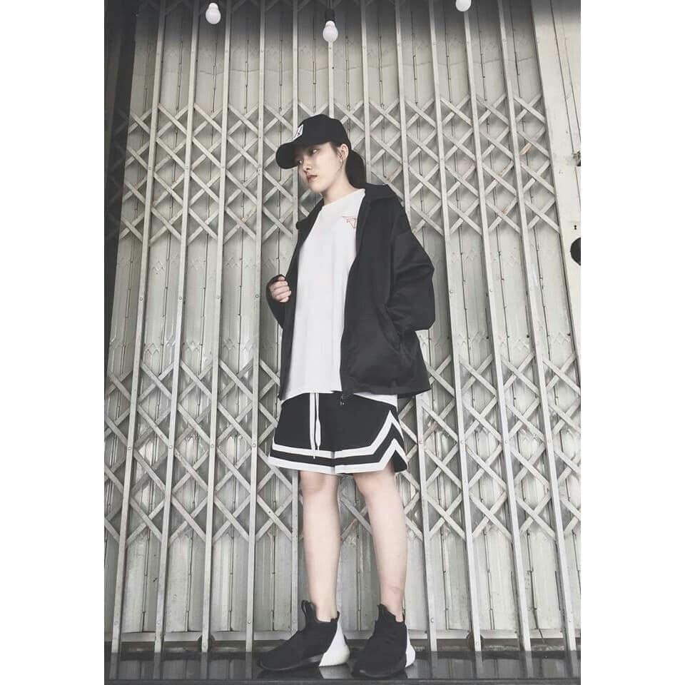 Quần sooc unisex chữ V 2 sọc siêu hot
