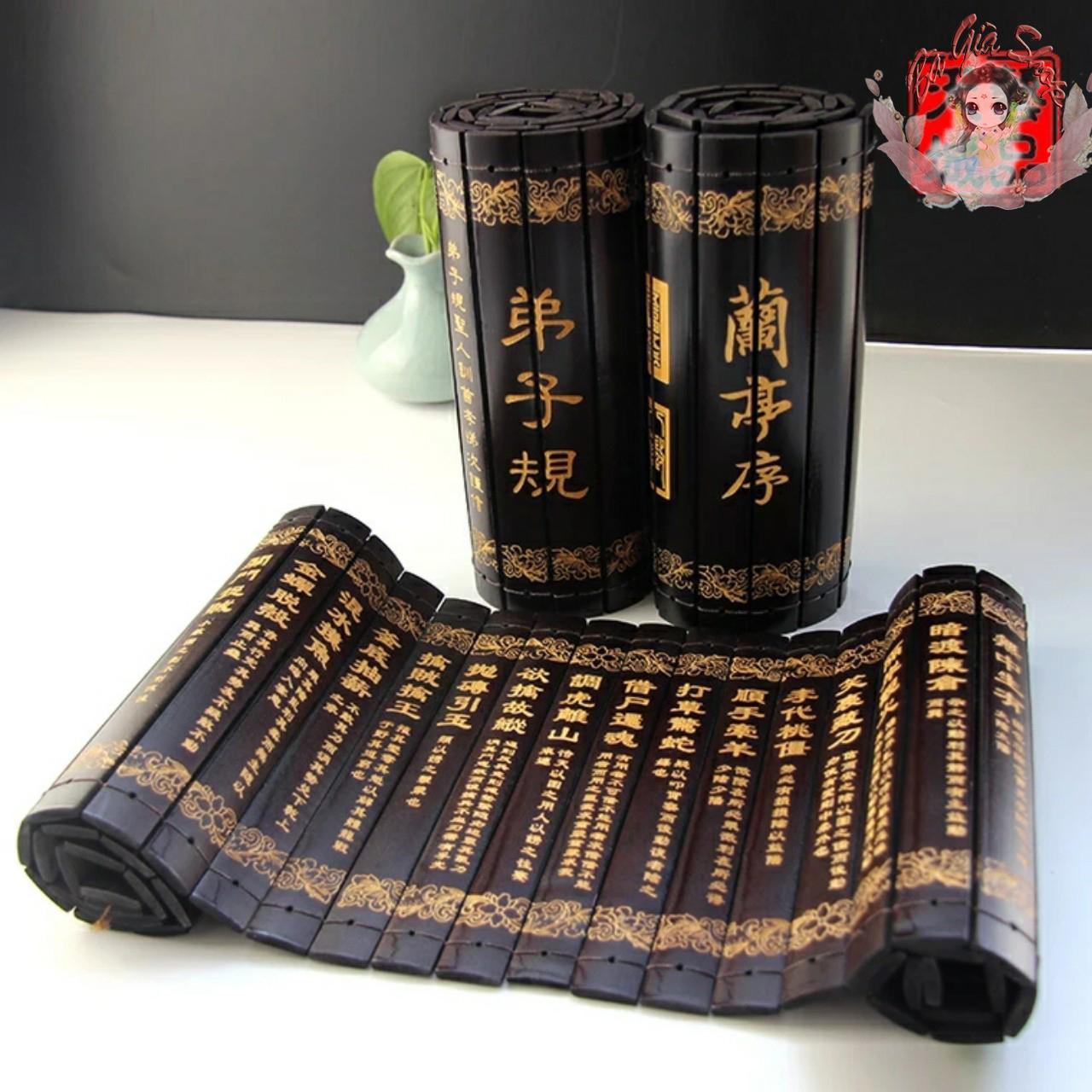 Sách tre chụp hình dụng cụ chụp ảnh