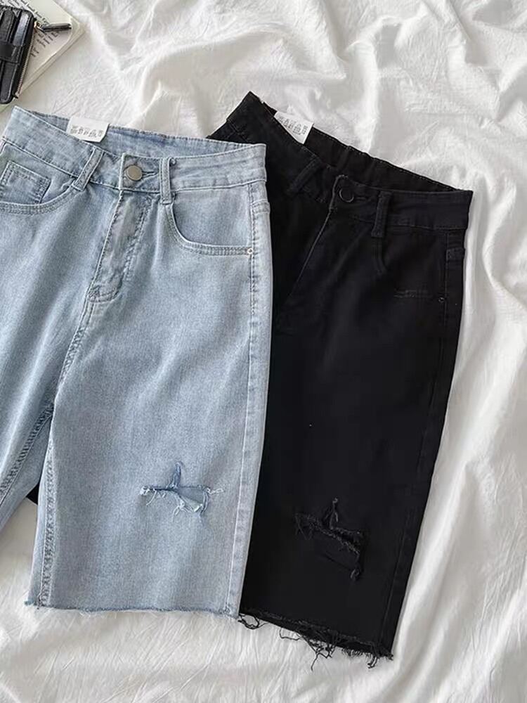 🎈QUẦN JEANS NGỐ V RÁCH 1LINE