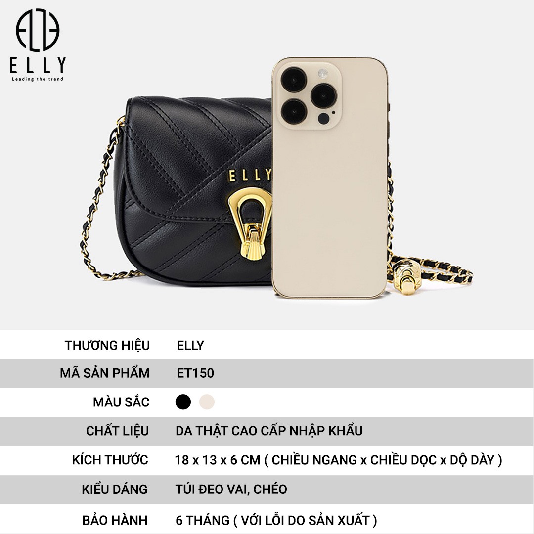 Túi xách nữ cao cấp da thật ELLY – ET150