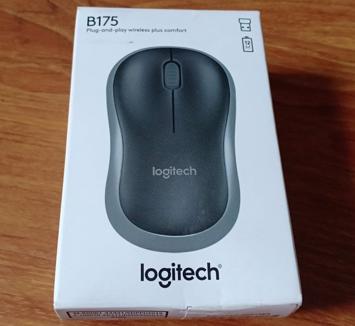 Chuột quang Logitech B175 (Xám đen)