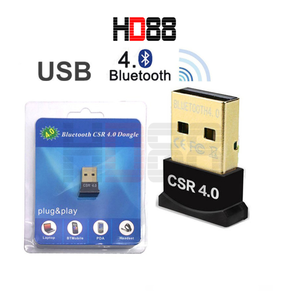 Bảng giá USB Bluetooth CSR V4.0 cho máy tính laptop, PC win 10/8/Xp/7 Vista 32/64bit chất lượng HD88 Phong Vũ