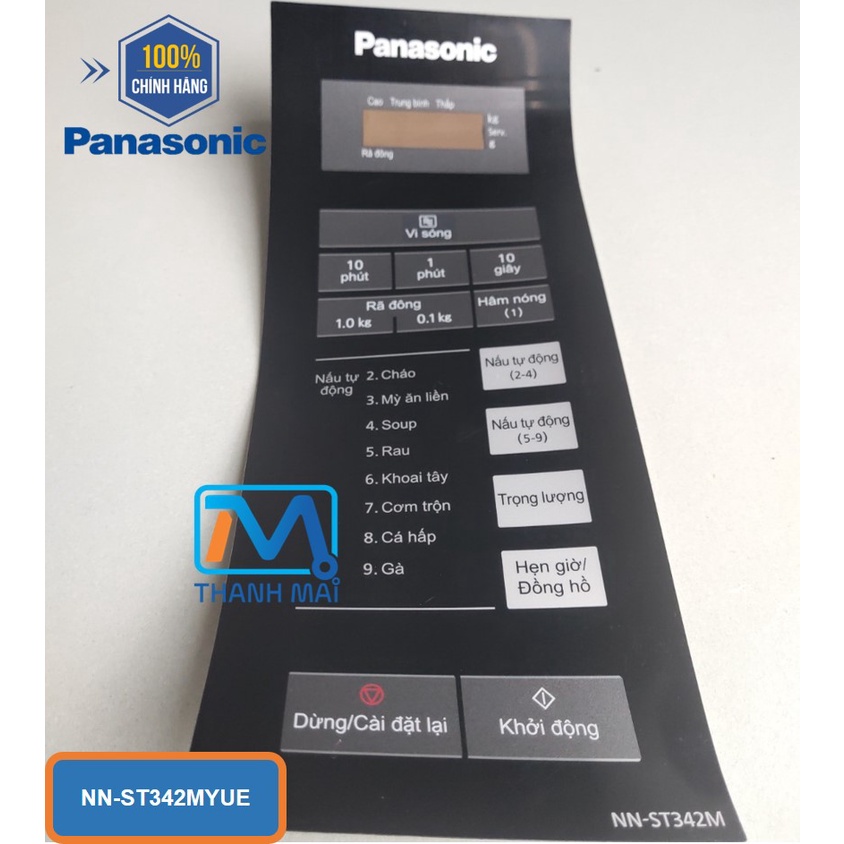 Phím bấm lò vi sóng panasonic nn-st342myue