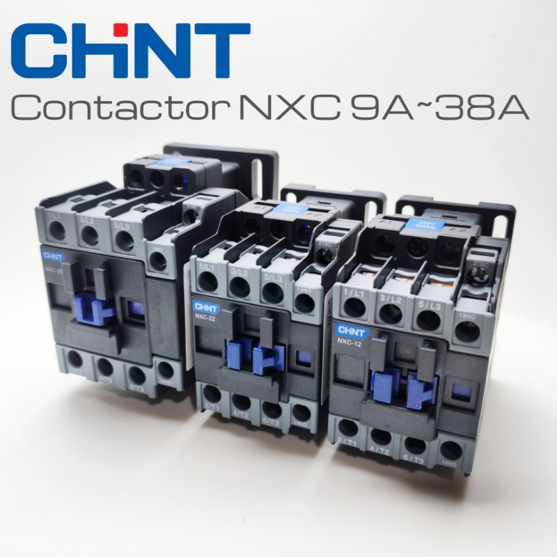 Khởi Động Từ 3 PHA - Contactor Chint NXC 6A/12A/18A/32A/40A (Chint NXC Contactor)