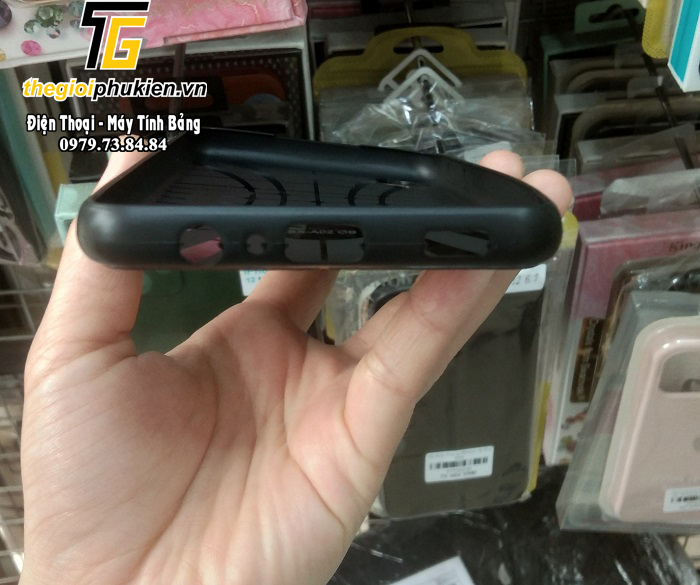 Ốp lưng sillicon giả da Auto Focus dành cho Samsung Galaxy A02