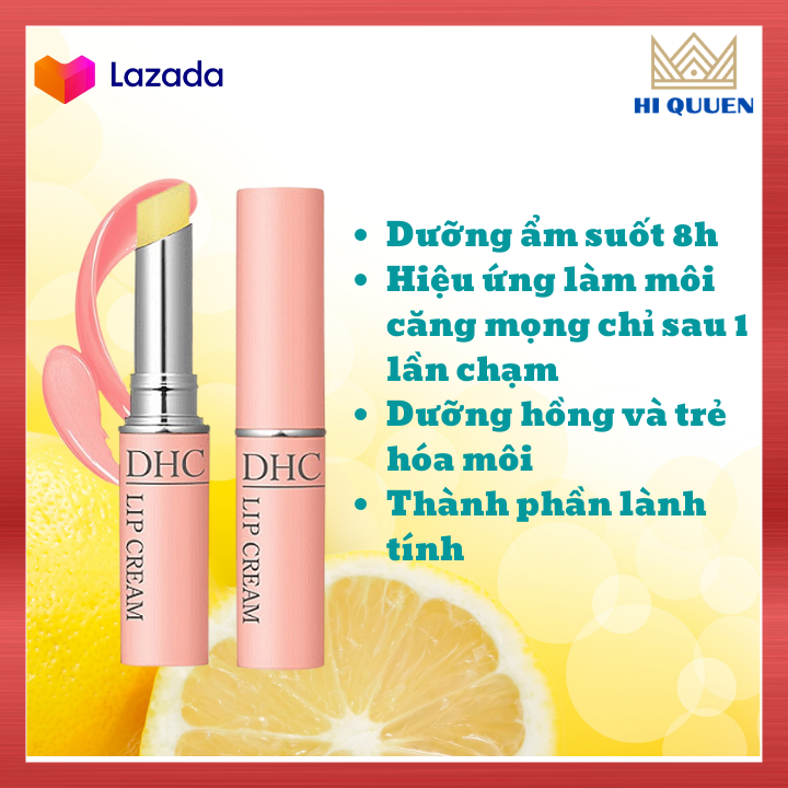 Son DHC dưỡng môi HỒNG Nhật Bản ( 4 MÀU ) Hi Queen