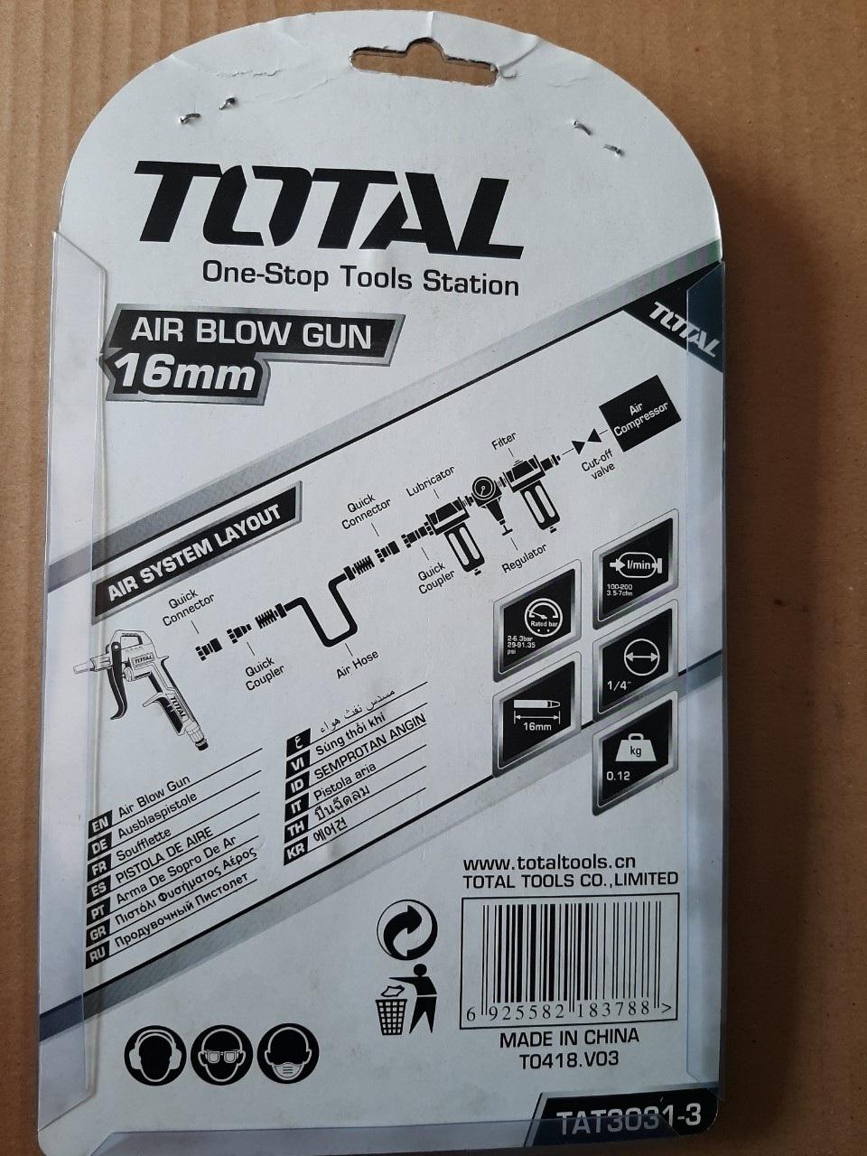 16MM DỤNG CỤ THỔI KHÍ TOTAL TAT3031-3