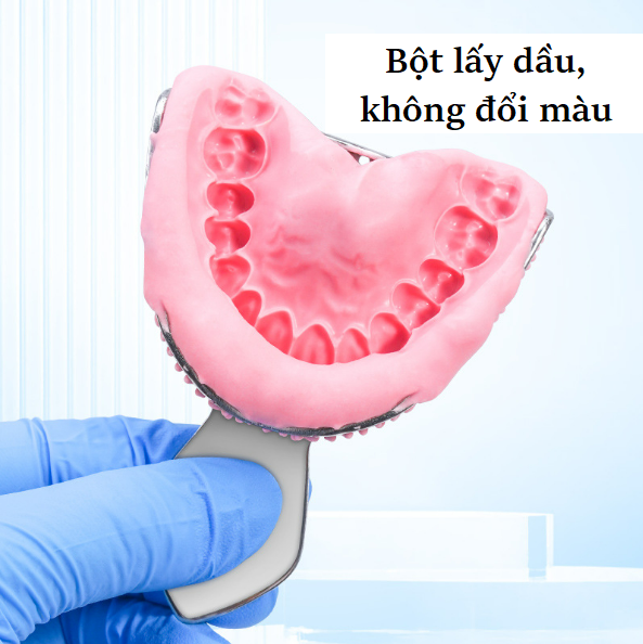 Bột Lấy Dấu Răng, Bột Alginate (Khối lượng 454g) - Vật liệu nha khoa
