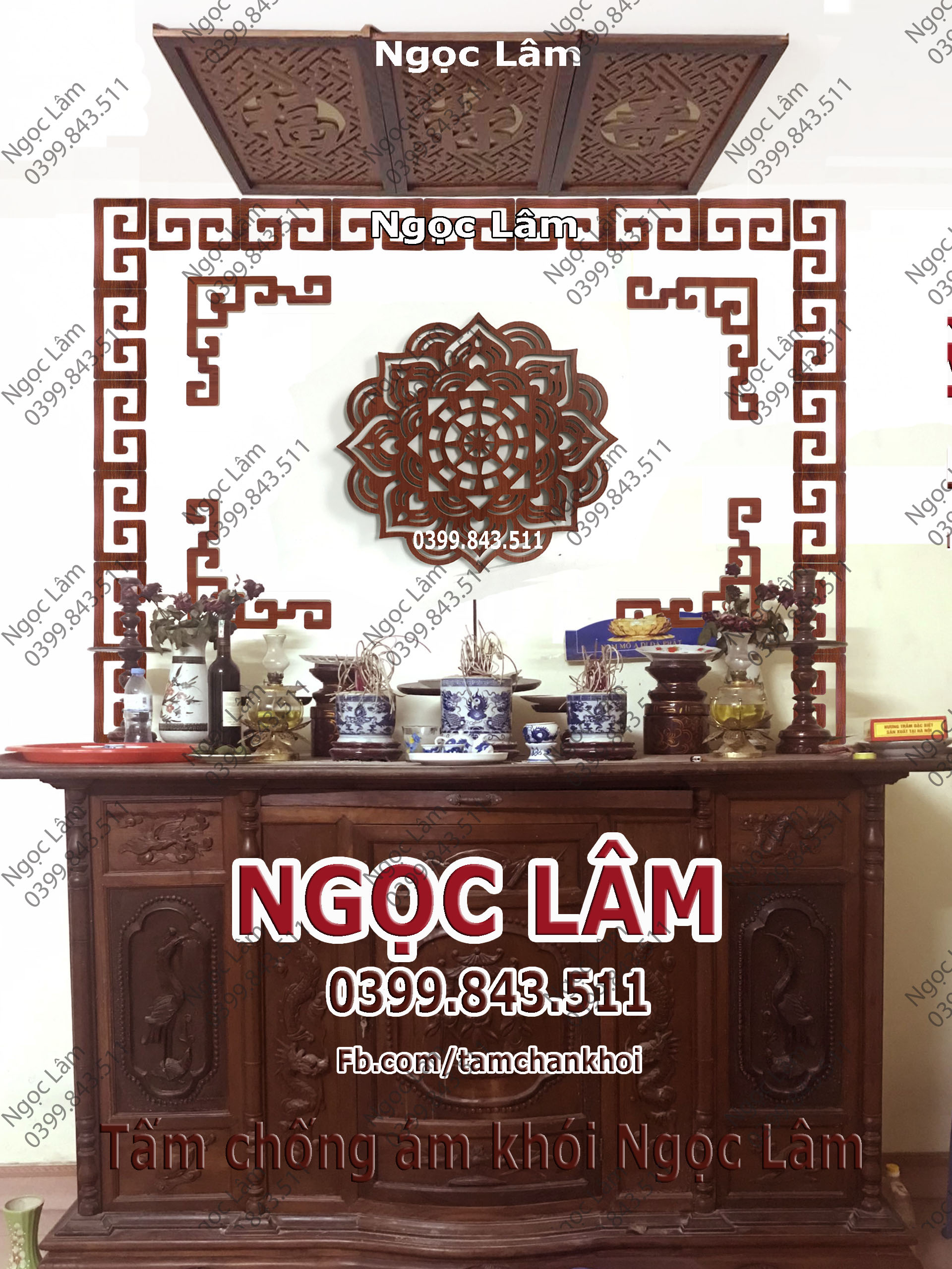 Viền trang trí ban thờ 10x20cm