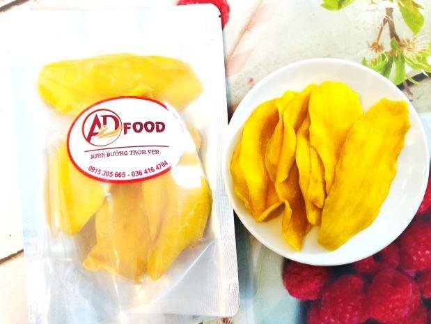 100g xoài sấy dẻo không đường