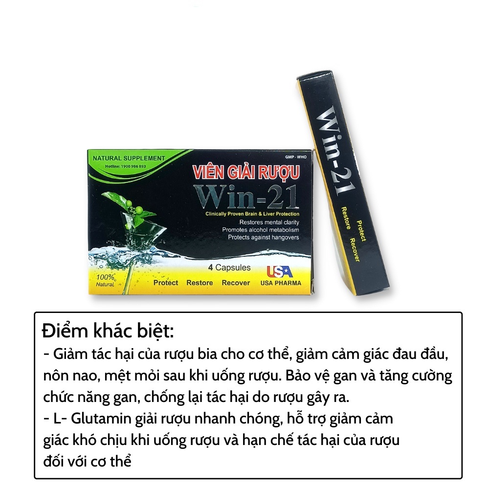 Viên giải rượu win 21