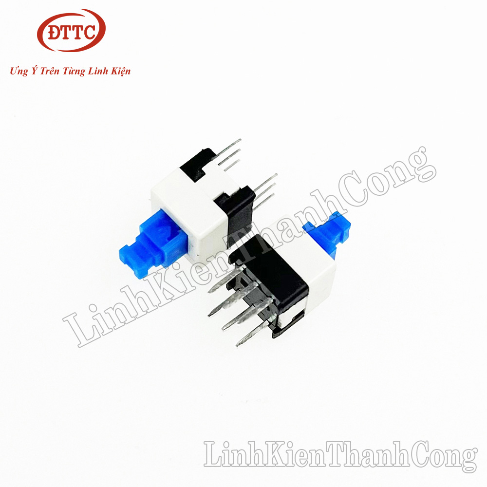 Nút Nhấn 6 Chân Tự Giữ 7x7mm, 8.5x8.5mm