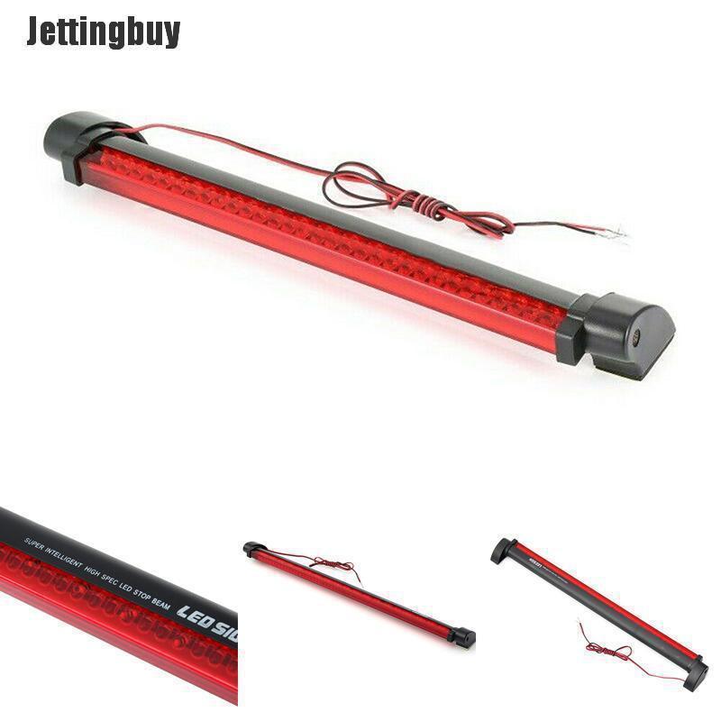 Jettingbuy Đèn Hậu Dừng Phanh Thứ 3 Màu Đỏ 56 LED 12V Gắn Cao Thông Dụng