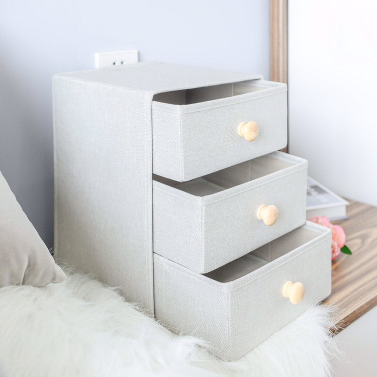 Tủ Vải Mini 3 tầng phong cách Hàn Quốc mới độc đáo