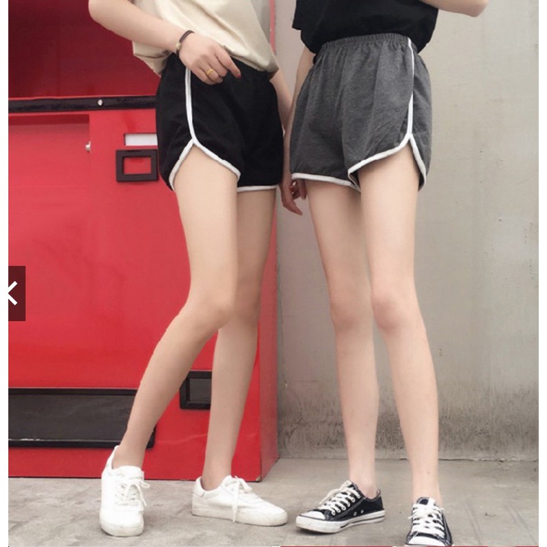 Combo 3 quần short nữ / quàn ngủ/ quần yoga ( đen/ xam/ tráng)