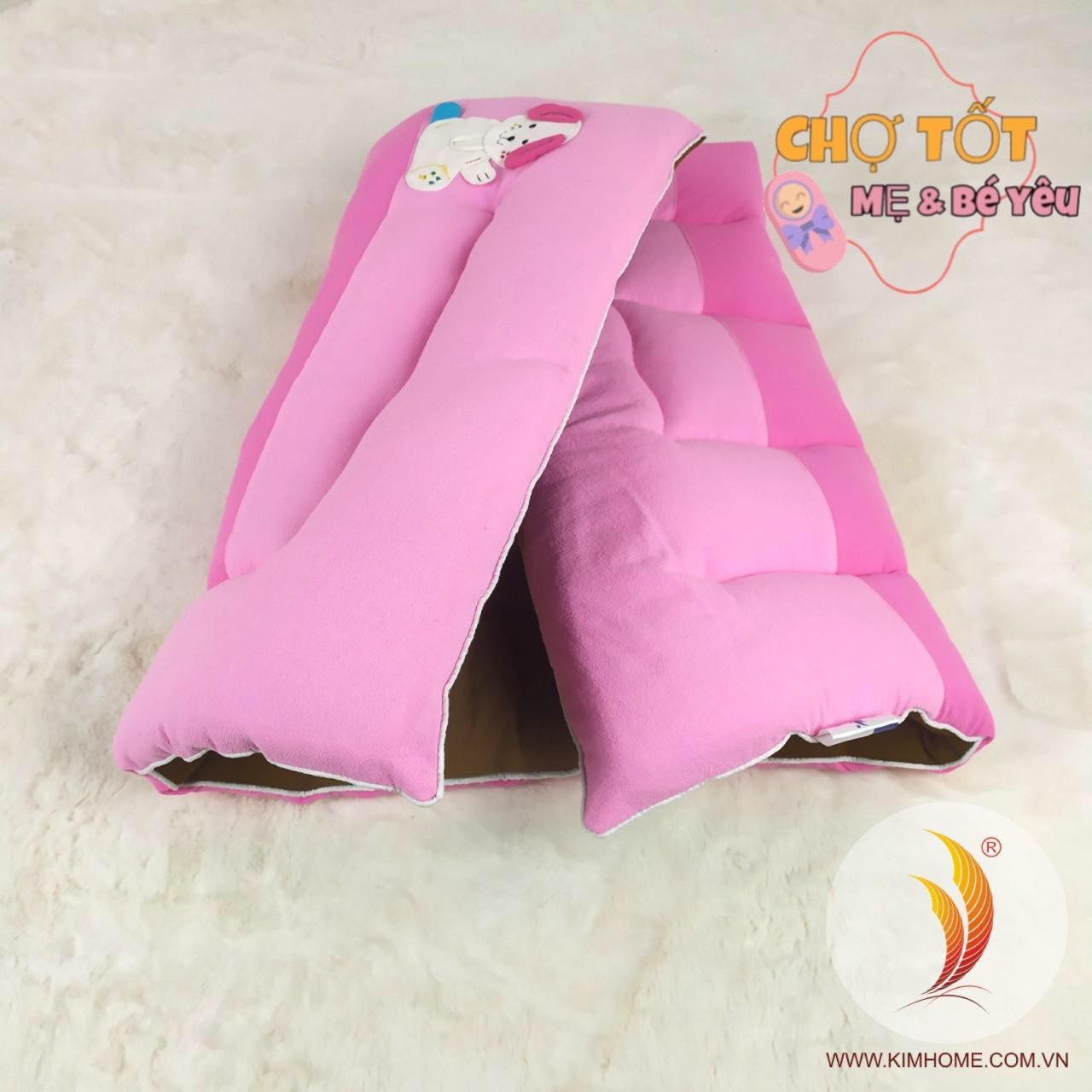 [HCM]NỆM CHO BÉ ĐI HỌC VẢI KARA CHẦN GÒN 70X120 CM