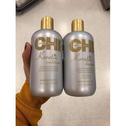 Dầu xả phục hồi Chi Keratin Shampoo 355ml