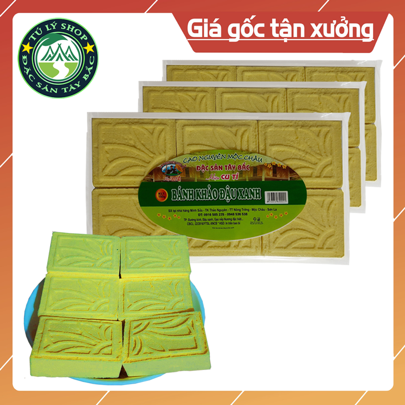 Bánh khảo đậu xanh Mộc Châu 150g (Hiệu Cu Tỉ)