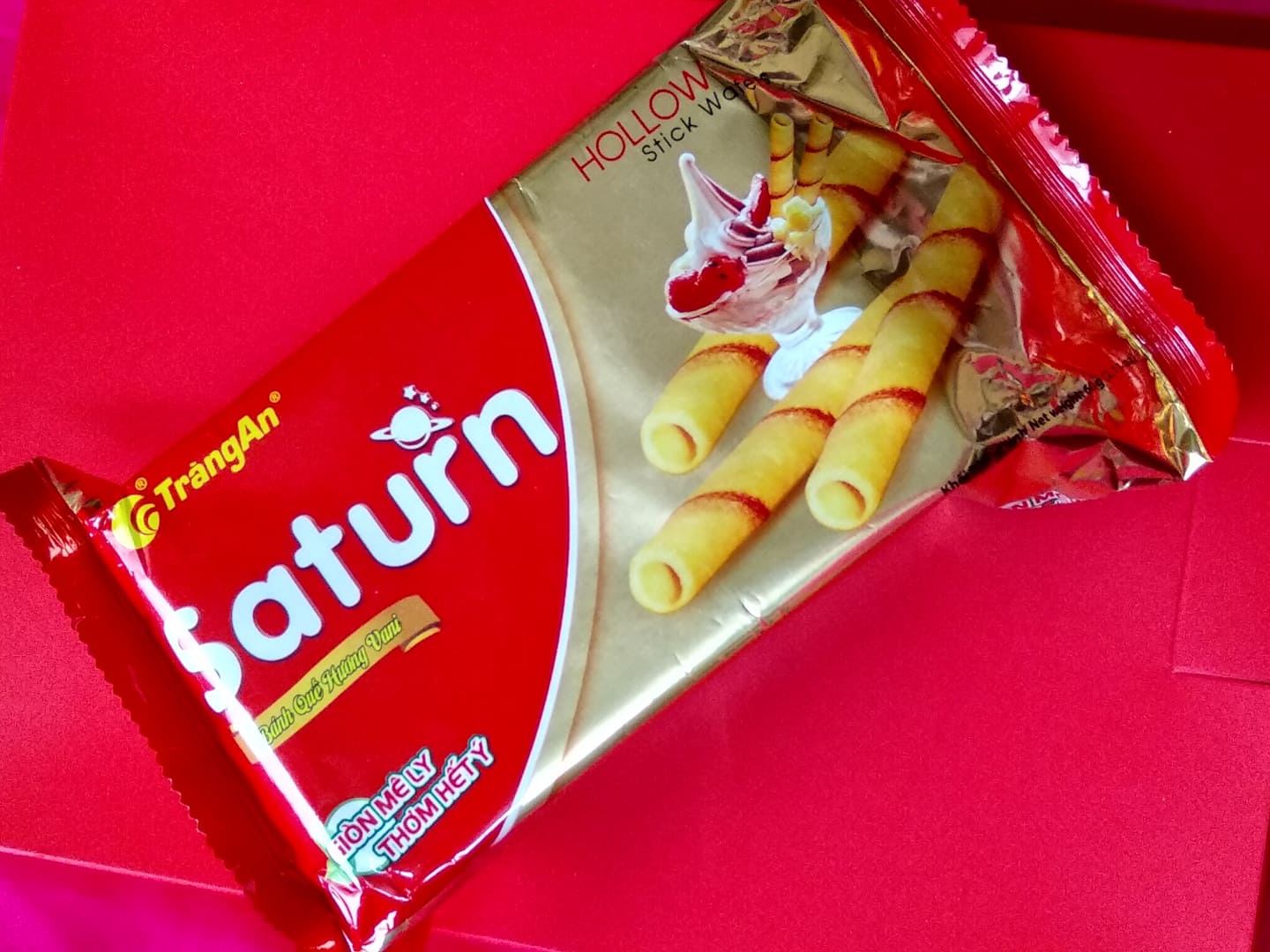 Bánh quế Tràng An Saturn hương vani (60g)