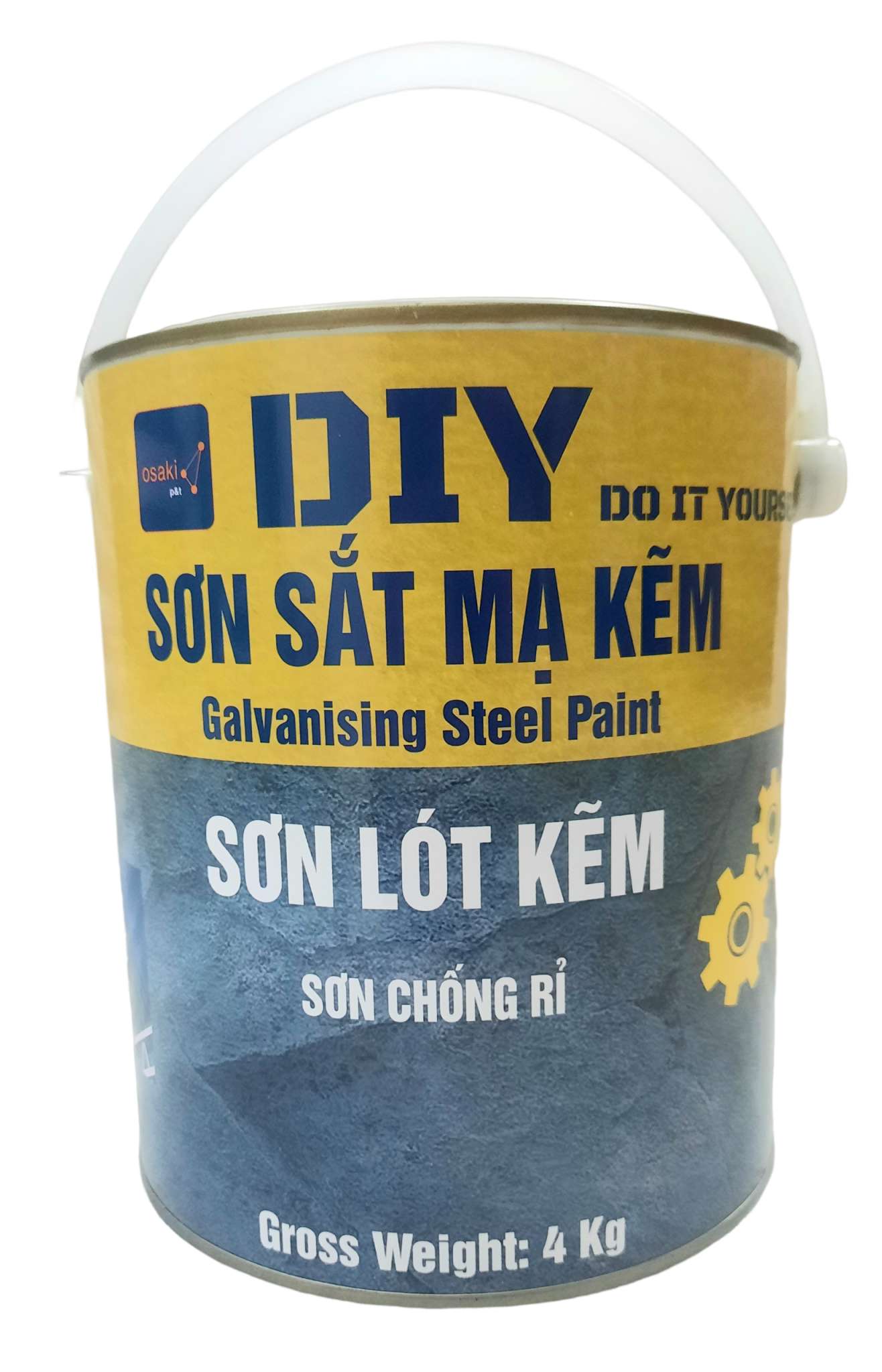 SƠN CHỐNG RỈ, SƠN LÓT KẼM 1K EPOXY - XINGFA (1 THÀNH PHẦN, 4 Kg/Lon)