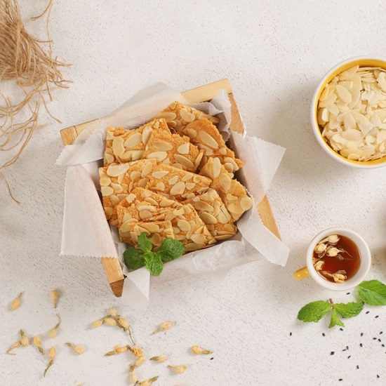 250G Bánh Ngói Hạnh Nhân MULTIFOOD